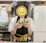 アートぱん　体験　カエル食パン２